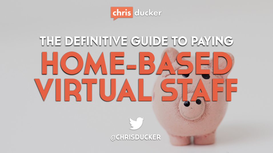paying home based virtual staff